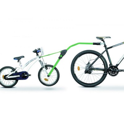 Прицепное Peruzzo Trail Angel для буксировки детского велосипеда, green Прицепное Peruzzo Trail Angel для буксировки детского велосипеда, green