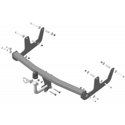 Фаркоп АвтоСтандарт R104A на Renault Sandero / Sandero Stepway 2008-2014 с оцинкованным шаром