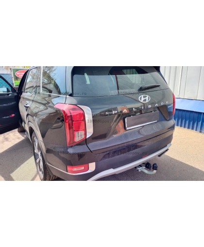 Фаркоп Motodor с оцинкованным шаром на Hyundai Palisade 2020-