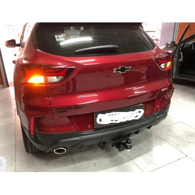 Фаркоп на Chevrolet TrailBlazer 2021-2025 . Тип шара Е быстросъемный квадрат 50х50