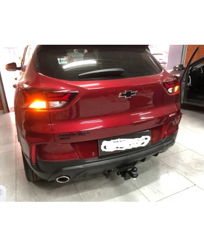 Фаркоп на Chevrolet TrailBlazer 2021-2025 . Тип шара Е быстросъемный квадрат 50х50