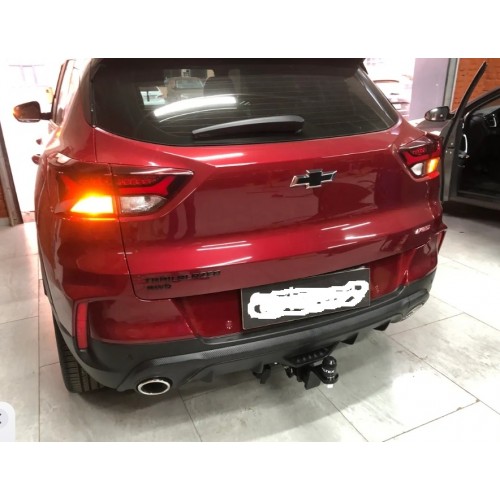 Фаркоп на Chevrolet TrailBlazer 2021-2025 . Тип шара Е быстросъемный квадрат 50х50