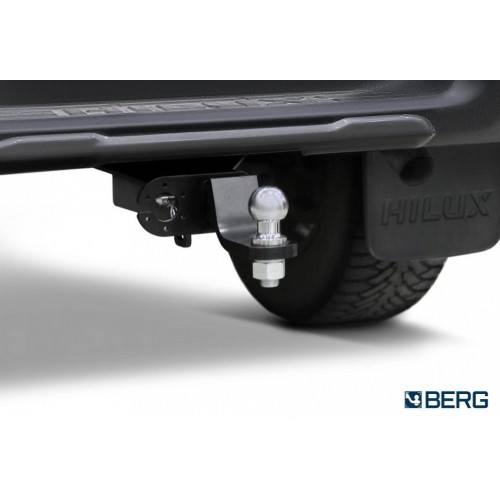 Фаркоп BERG на Toyota Hilux 2015-, JAC T6 2018- (сборка РФ), JAC T8 Pro 2023- (сборка РФ), Sollers ST6 2023-, Sollers ST8 2025- Тип шара: E.