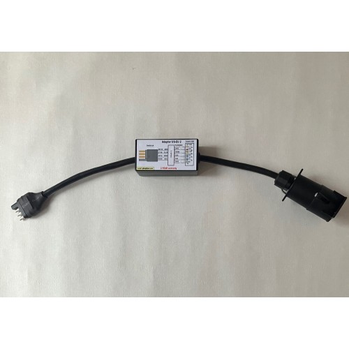 Адаптер-переходник с американской розетки 4 pin на европейскую 7pin