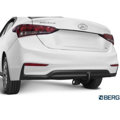 Фаркоп Berg на Hyundai Solaris 2017-2020, 2020-2022, Kia Rio 2017-2020, 2020-2022 (без ПТФ)