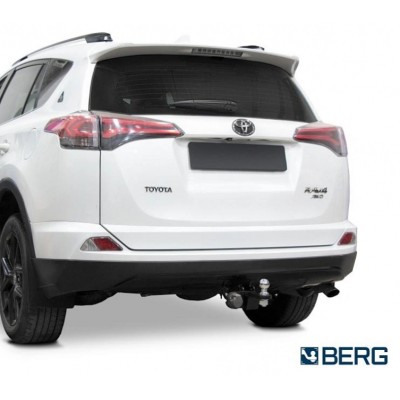 Фаркоп Berg на Toyota RAV4 2013-2019. Тип шара: E (шаровый узел под американский квадрат)