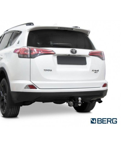 Фаркоп Berg на Toyota RAV4 2013-2019. Тип шара: E (шаровый узел под американский квадрат) Фаркоп Berg на Toyota RAV4 2013-2019. Тип шара: E (шаровый узел под американский квадрат)