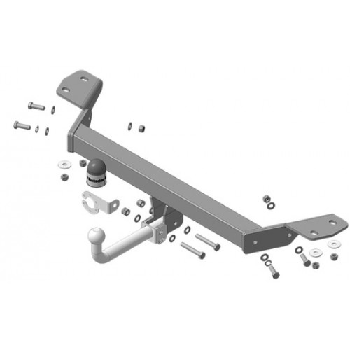 Фаркоп с оцинкованным шаром на Haval Dargo 2022- Фаркоп с оцинкованным шаром на Haval Dargo 2022-