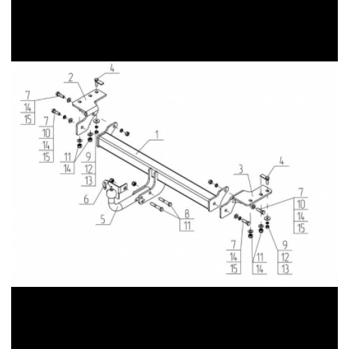 Фаркоп на Haval Dargo 2022- Фаркоп на Haval Dargo 2022-