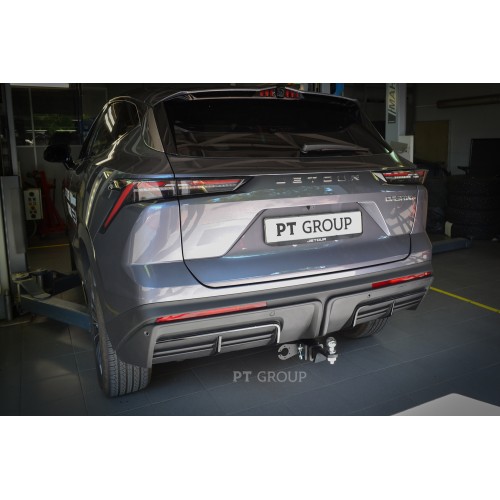 Фаркоп на Jetour Dashing 2023- без подрезки бампера. Тип шара: E (легкосъемный шар под квадрат) Фаркоп на Jetour Dashing 2023- без подрезки бампера. Тип шара: E (легкосъемный шар под квадрат)