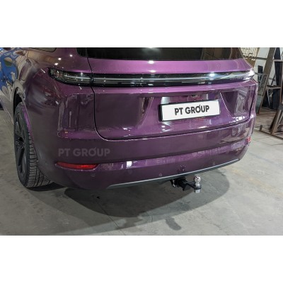 Фаркоп на LiXiang L9 2022-, LiXiang L8 2023-, LiXiang L7 2023- без подрезки бампера. Тип шара: E (легкосъемный шар под квадрат).