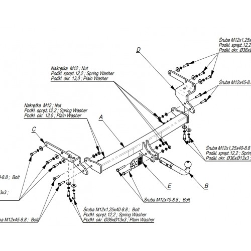 Фаркоп на Nissan X-Trail T33 2022-, Nissan Rogue T33 2021- Фаркоп на Nissan X-Trail T33 2022-, Nissan Rogue T33 2021-