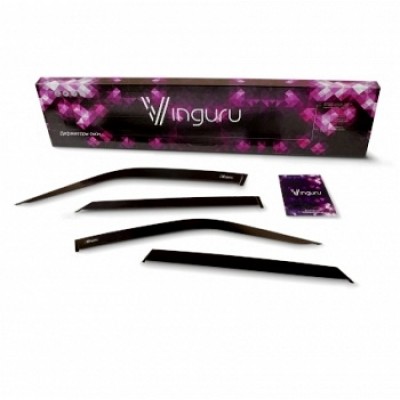 Дефлекторы окон Volkswagen Polo 2010- сед Дефлекторы окон Volkswagen Polo 2010- сед