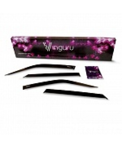 Дефлекторы окон Рено Каптюр скотч 4шт Дефлекторы окон Рено Каптюр скотч 4шт