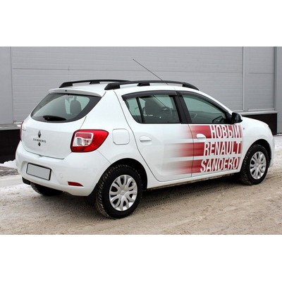 Рейлинги на крышу Renault Sandero с 2014 Рейлинги на крышу Renault Sandero с 2014